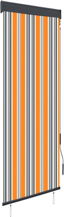 vidaXL-Rolgordijn-voor-buiten-60x250-cm-geel-en-blauw