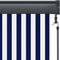 vidaXL - Rolgordijn - voor - buiten - 80x250 - cm - blauw - en - wit