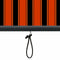 vidaXL - Rolgordijn - voor - buiten - 80x250 - cm - oranje - en - bruin
