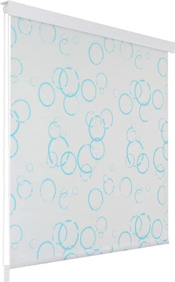 vidaXL - Rolgordijn - voor - douche - 100x240 - cm - bubbel