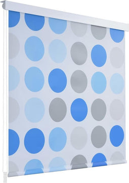 vidaXL - Rolgordijn - voor - douche - 100x240 - cm - cirkel