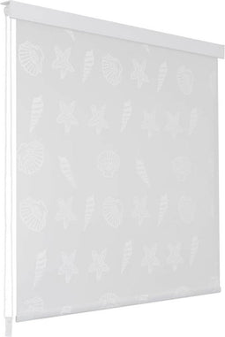 vidaXL - Rolgordijn - voor - douche - 100x240 - cm - zeester