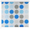 vidaXL - Rolgordijn - voor - douche - 120x240 - cm - cirkel