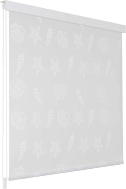 vidaXL - Rolgordijn - voor - douche - 140x240 - cm - zeester