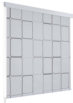 vidaXL - Rolgordijn - voor - douche - 160x240 - cm - vierkant