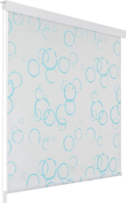 vidaXL - Rolgordijn - voor - douche - 80x240 - cm - bubbel