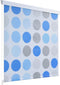 vidaXL - Rolgordijn - voor - douche - 80x240 - cm - cirkel