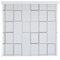 vidaXL - Rolgordijn - voor - douche - 80x240 - cm - vierkant