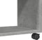 vidaXL - Rolkast - 37x33x42,5 - cm - bewerkt - hout - betongrijs