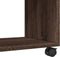 vidaXL - Rolkast - 37x33x42,5 - cm - bewerkt - hout - bruin - eikenkleurig