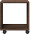 vidaXL - Rolkast - 37x33x42,5 - cm - bewerkt - hout - bruin - eikenkleurig