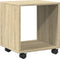 vidaXL - Rolkast - 37x33x42,5 - cm - bewerkt - hout - sonoma - eikenkleurig