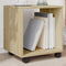 vidaXL - Rolkast - 37x33x42,5 - cm - bewerkt - hout - sonoma - eikenkleurig