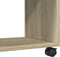 vidaXL - Rolkast - 37x33x42,5 - cm - bewerkt - hout - sonoma - eikenkleurig