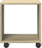 vidaXL - Rolkast - 37x33x42,5 - cm - bewerkt - hout - sonoma - eikenkleurig