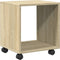 vidaXL - Rolkast - 37x33x42,5 - cm - bewerkt - hout - sonoma - eikenkleurig
