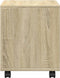 vidaXL - Rolkast - 37x33x42,5 - cm - bewerkt - hout - sonoma - eikenkleurig