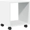 vidaXL - Rolkast - 37x33x42,5 - cm - bewerkt - hout - wit