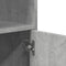 vidaXL - Rolkast - 55x40x91 - cm - bewerkt - hout - betongrijs
