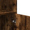 vidaXL - Rolkast - 55x40x91 - cm - bewerkt - hout - gerookt - eikenkleurig