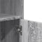 vidaXL - Rolkast - 55x40x91 - cm - bewerkt - hout - grijs - sonoma - eikenkleurig