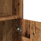 vidaXL - Rolkast - 55x40x91 - cm - bewerkt - hout - oud - houtkleurig