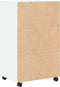 vidaXL - Rolkast - 55x40x91 - cm - bewerkt - hout - wit