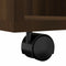 vidaXL - Rolkast - 60x35x75 - cm - bewerkt - hout - bruin - eikenkleur