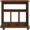 vidaXL - Rolkast - 60x45x60 - cm - bewerkt - hout - bruin - eikenkleur