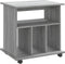 vidaXL - Rolkast - 60x45x60 - cm - bewerkt - hout - grijs - sonoma - eiken