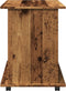 vidaXL - Rolkast - 60x45x60 - cm - bewerkt - hout - oud - houtkleurig