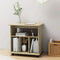 vidaXL - Rolkast - 60x45x60 - cm - bewerkt - hout - sonoma - eikenkleurig