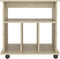 vidaXL - Rolkast - 60x45x60 - cm - bewerkt - hout - sonoma - eikenkleurig
