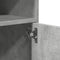vidaXL - Rolkast - 60x48x81 - cm - bewerkt - hout - betongrijs
