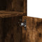vidaXL - Rolkast - 60x48x81 - cm - bewerkt - hout - gerookt - eikenkleurig