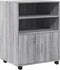 vidaXL - Rolkast - 60x48x81 - cm - bewerkt - hout - grijs - sonoma - eikenkleurig