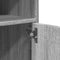 vidaXL - Rolkast - 60x48x81 - cm - bewerkt - hout - grijs - sonoma - eikenkleurig