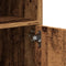 vidaXL - Rolkast - 60x48x81 - cm - bewerkt - hout - oud - houtkleurig