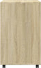 vidaXL - Rolkast - 60x48x81 - cm - bewerkt - hout - sonoma - eikenkleurig