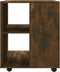 vidaXL - Rolkast - 60x53x72 - cm - bewerkt - hout - gerookt - eikenkleurig