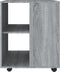 vidaXL - Rolkast - 60x53x72 - cm - bewerkt - hout - grijs - sonoma - eiken