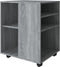 vidaXL - Rolkast - 60x53x72 - cm - bewerkt - hout - grijs - sonoma - eiken