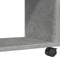 vidaXL - Rolkast - 72x33x42,5 - cm - bewerkt - hout - betongrijs