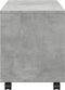vidaXL - Rolkast - 72x33x42,5 - cm - bewerkt - hout - betongrijs