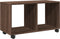 vidaXL - Rolkast - 72x33x42,5 - cm - bewerkt - hout - bruin - eikenkleurig