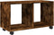 vidaXL - Rolkast - 72x33x42,5 - cm - bewerkt - hout - gerookt - eikenkleurig