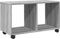 vidaXL - Rolkast - 72x33x42,5 - cm - bewerkt - hout - grijs - sonoma - eikenkleurig