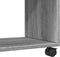vidaXL - Rolkast - 72x33x42,5 - cm - bewerkt - hout - grijs - sonoma - eikenkleurig