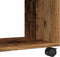 vidaXL - Rolkast - 72x33x42,5 - cm - bewerkt - hout - oud - houtkleurig