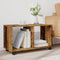 vidaXL - Rolkast - 72x33x42,5 - cm - bewerkt - hout - oud - houtkleurig